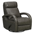 Pemberly Row Swivel Glider Recliner with Storage in Ryegate Gray