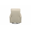 Pemberly Row Power Swivel Glider Recliner with Head Rest in Gable Dove