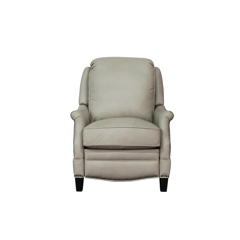 Pemberly Row Premium Push Thru The Arms Recliner in Shoreham Cream