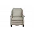 Pemberly Row Premium Push Thru The Arms Recliner in Shoreham Cream