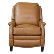 Pemberly Row Push Thru The Arms Recliner in Shoreham Ponytail