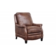 Pemberly Row Premium Push Thru The Arms Recliner in Wenlock Tawny