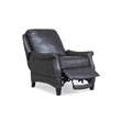 Pemberly Row Premium Push Thru The Arms Recliner in Wrenn Gray