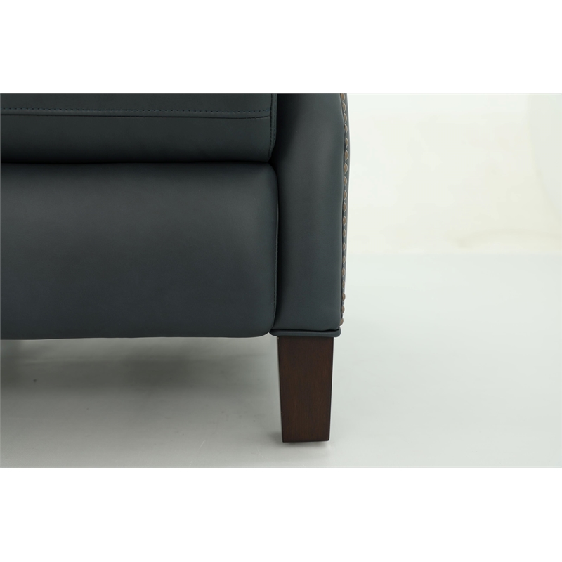 Pemberly Row Power Recliner with Power Head Rest in Santa Fe Ocean