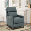 Pemberly Row Power Recliner with Power Head Rest in Santa Fe Ocean