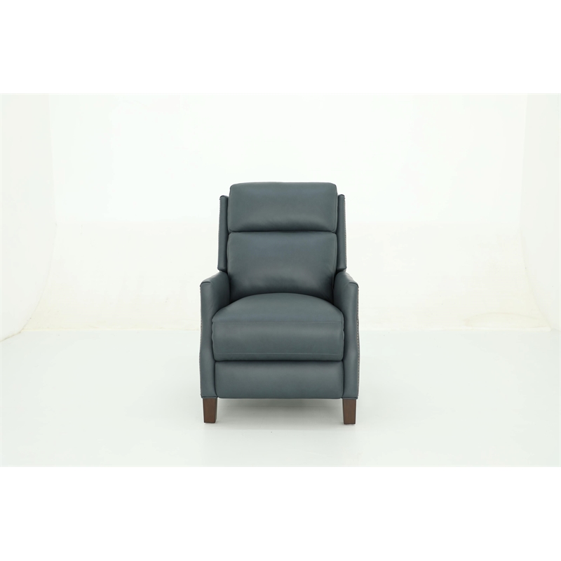 Pemberly Row Power Recliner with Power Head Rest in Santa Fe Ocean