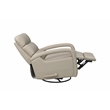 Pemberly Row Recliner Swivel Glider with Storage in Gable Dove