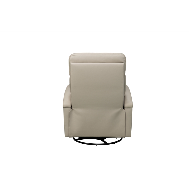 Pemberly Row Recliner Swivel Glider with Storage in Gable Dove