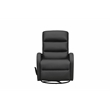 Pemberly Row Swivel Glider Recliner with Storage in Troy Onyx