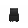 Pemberly Row Swivel Glider Recliner with Storage in Troy Onyx