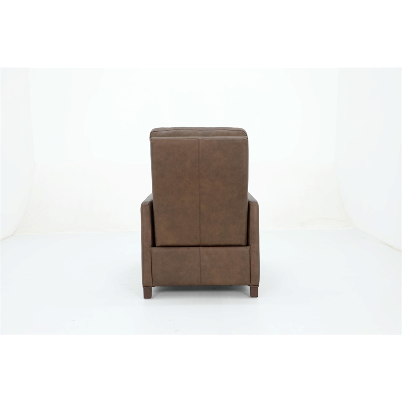 Pemberly Row Premium Zero Gravity Power Recliner in Oasis Walnut