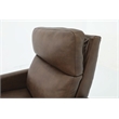 Pemberly Row Premium Zero Gravity Power Recliner in Oasis Walnut
