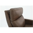 Pemberly Row Premium Zero Gravity Power Recliner in Oasis Walnut