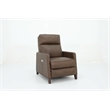 Pemberly Row Premium Zero Gravity Power Recliner in Oasis Walnut