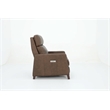 Pemberly Row Premium Zero Gravity Power Recliner in Oasis Walnut