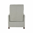 Pemberly Row Zero Gravity Power Recliner in Corbett Chromium