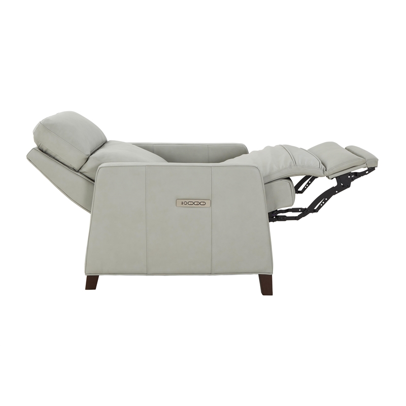 Pemberly Row Zero Gravity Power Recliner in Corbett Chromium