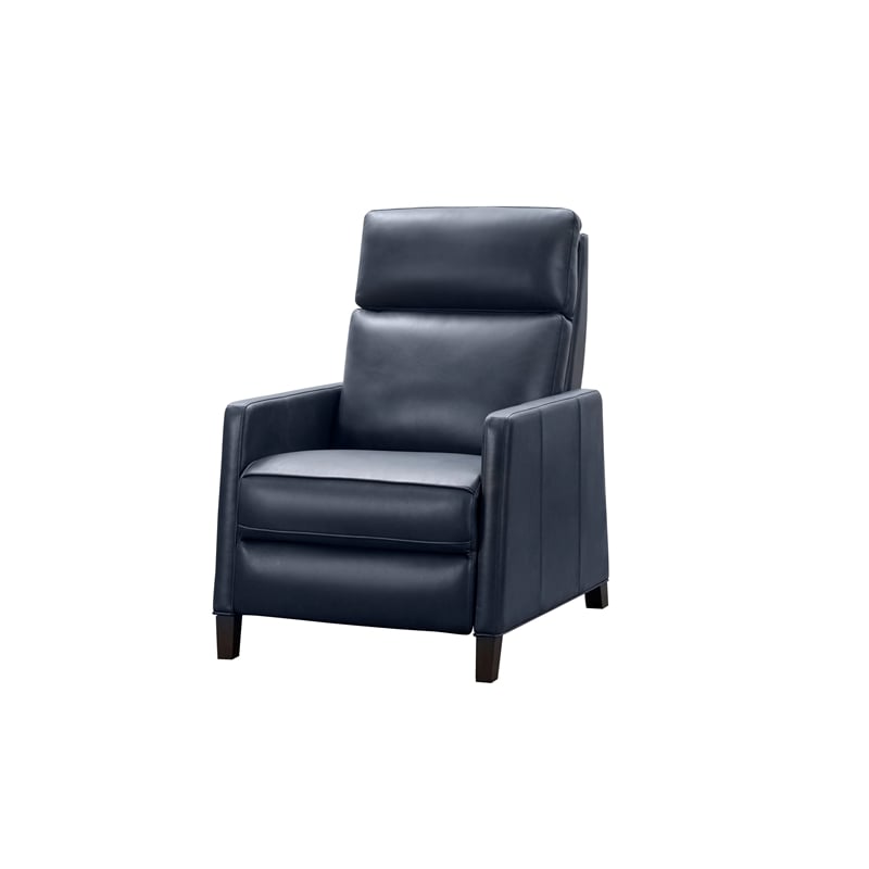 Pemberly Row Zero Gravity Power Recliner in Barone Navy Blue