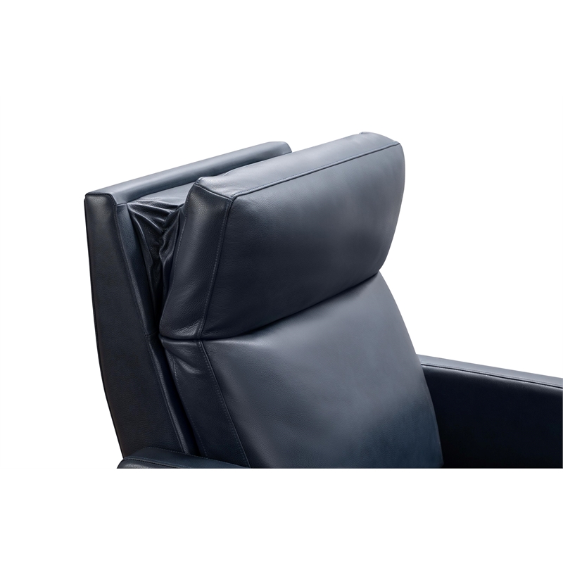 Pemberly Row Zero Gravity Power Recliner in Barone Navy Blue