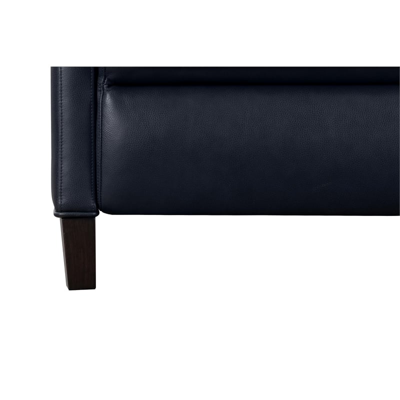 Pemberly Row Zero Gravity Power Recliner in Barone Navy Blue