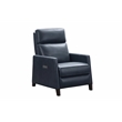 Pemberly Row Zero Gravity Power Recliner in Barone Navy Blue