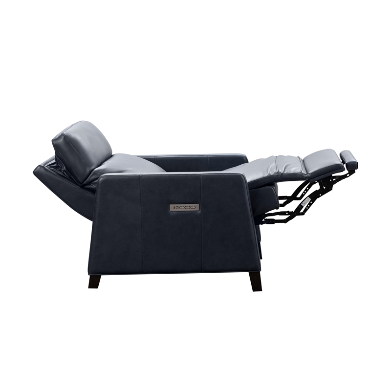 Pemberly Row Zero Gravity Power Recliner in Barone Navy Blue
