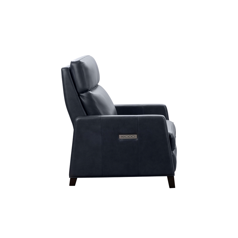 Pemberly Row Zero Gravity Power Recliner in Barone Navy Blue