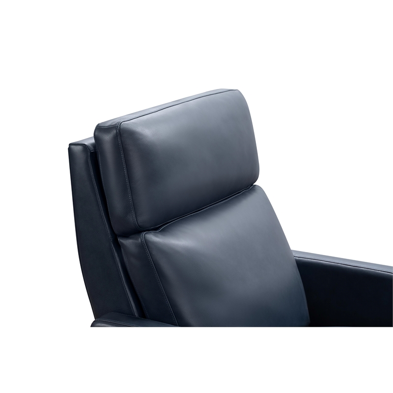 Pemberly Row Zero Gravity Power Recliner in Barone Navy Blue
