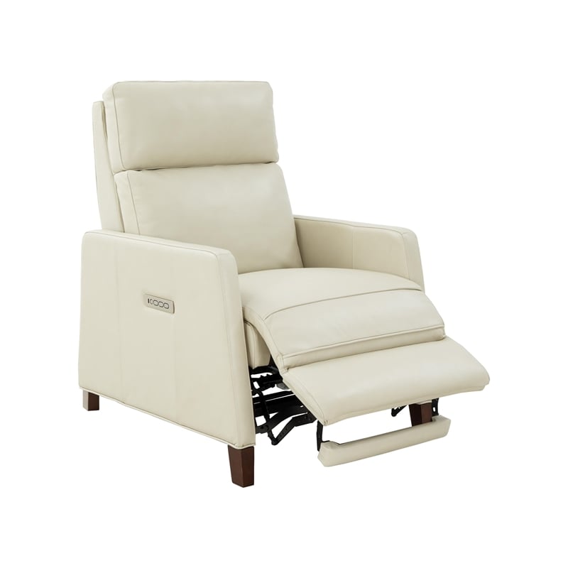 Pemberly Row Zero Gravity Power Recliner in Barone Parchment