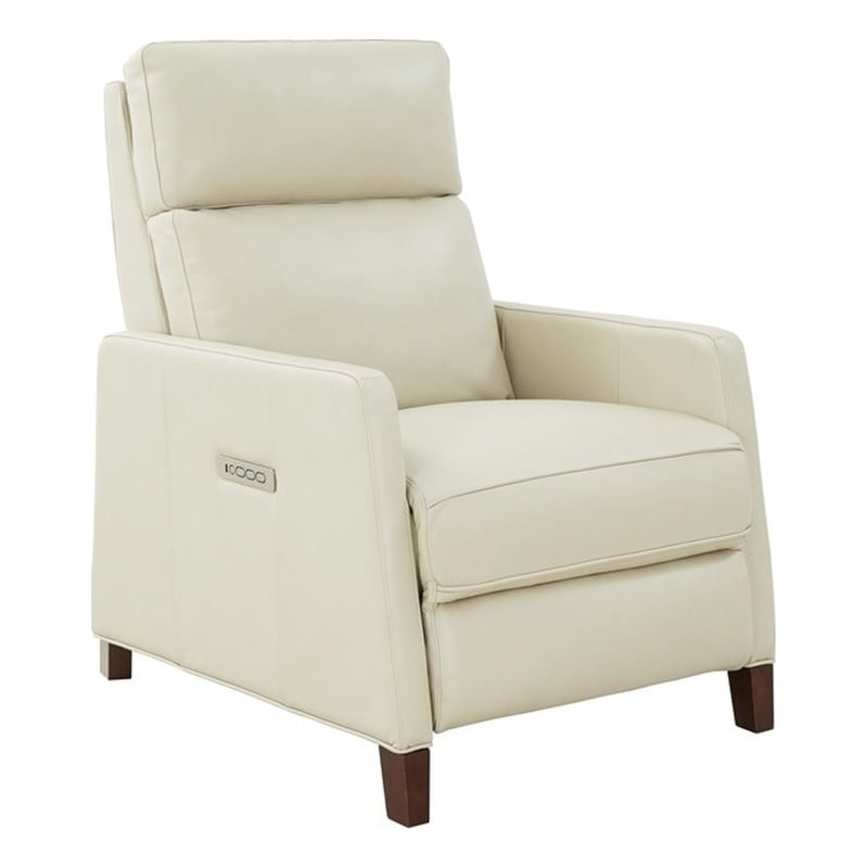 Pemberly Row Zero Gravity Power Recliner in Barone Parchment