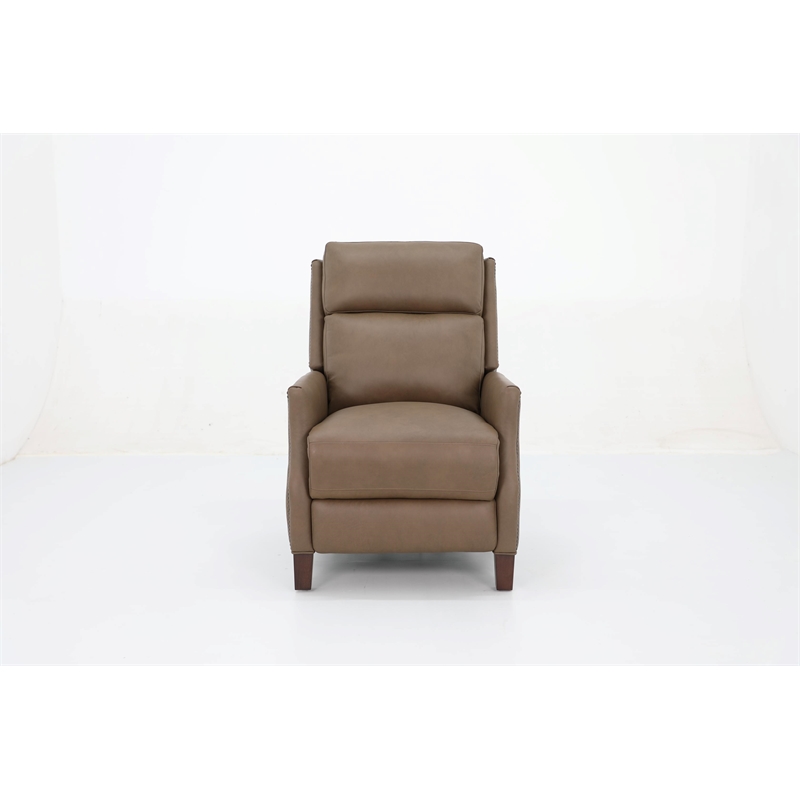 Pemberly Row Power Recliner with Power Head Rest in Cashmere Taupe
