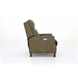 Pemberly Row Power Recliner with Power Head Rest in Oasis Olive