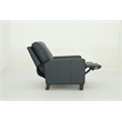 Pemberly Row Premium Push Thru The Arms Recliner in Santa Fe Ocean