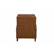Pemberly Row Premium Push Thru The Arms Recliner in Oregon Oak
