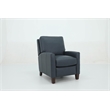 Pemberly Row Premium Push Thru The Arms Recliner in Santa Fe Ocean