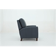 Pemberly Row Premium Push Thru The Arms Recliner in Santa Fe Ocean