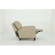 Pemberly Row Premium Push Thru The Arms Recliner in Cashmere Stone