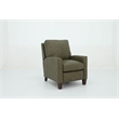 Pemberly Row Premium Push Thru The Arms Recliner in Oasis Olive