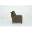 Pemberly Row Premium Push Thru The Arms Recliner in Oasis Olive