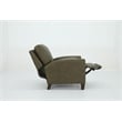 Pemberly Row Premium Push Thru The Arms Recliner in Oasis Olive