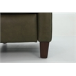 Pemberly Row Premium Push Thru The Arms Recliner in Oasis Olive
