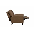 Pemberly Row Premium Push Thru The Arms Recliner in Hillwood Toffee
