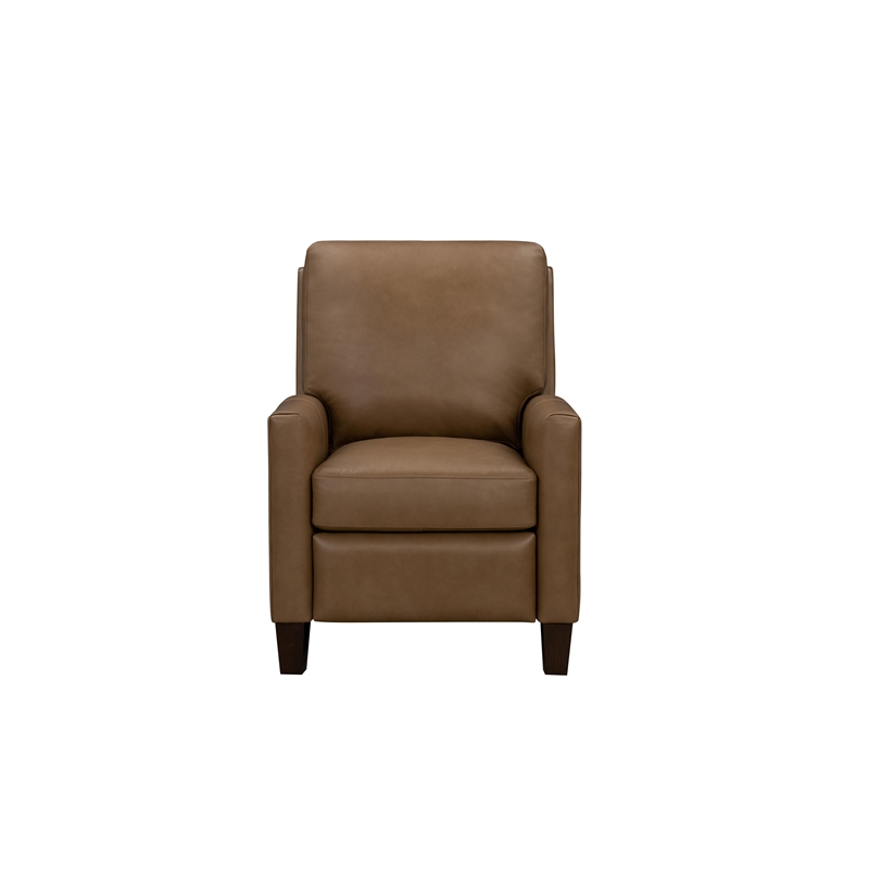 Pemberly Row Premium Push Thru The Arms Recliner in Hillwood Toffee