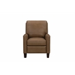 Pemberly Row Premium Push Thru The Arms Recliner in Hillwood Toffee