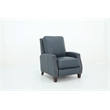 Pemberly Row Premium Push Thru The Arms Recliner in Santa Fe Ocean