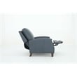 Pemberly Row Premium Push Thru The Arms Recliner in Santa Fe Ocean
