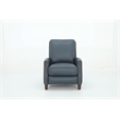 Pemberly Row Premium Push Thru The Arms Recliner in Santa Fe Ocean