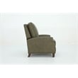 Pemberly Row Premium Push Thru The Arms Recliner in Oasis Olive