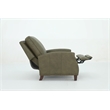 Pemberly Row Premium Push Thru The Arms Recliner in Oasis Olive