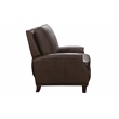 Pemberly Row Premium Push Thru The Arms Recliner in Ashford Walnut